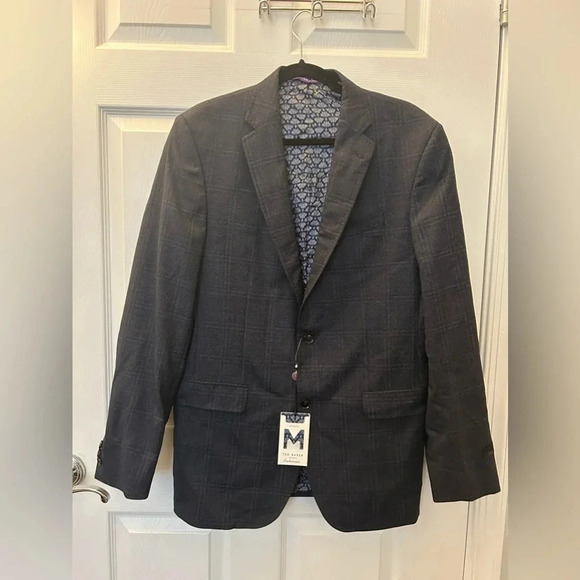 Ted Baker Other - Ted Baker Endurance Black with Purple Suit Jacket Blazer